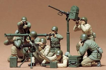 „Tamiya“ – JAV ginklų ir minosvaidžio komandos rinkinys, 1/35, 35086, spalvotas