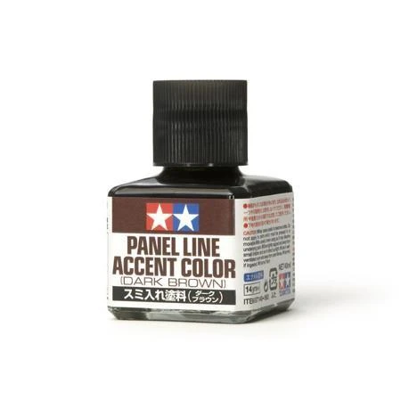 Tamiya Panel Line akcento emalis Dark Brown 40 ml (87140)