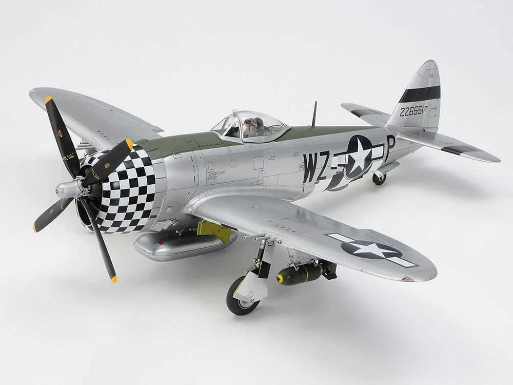 Tamiya - Republic P-47D Thunderbolt "Bubbletop", 1/48, 61090, spalvota