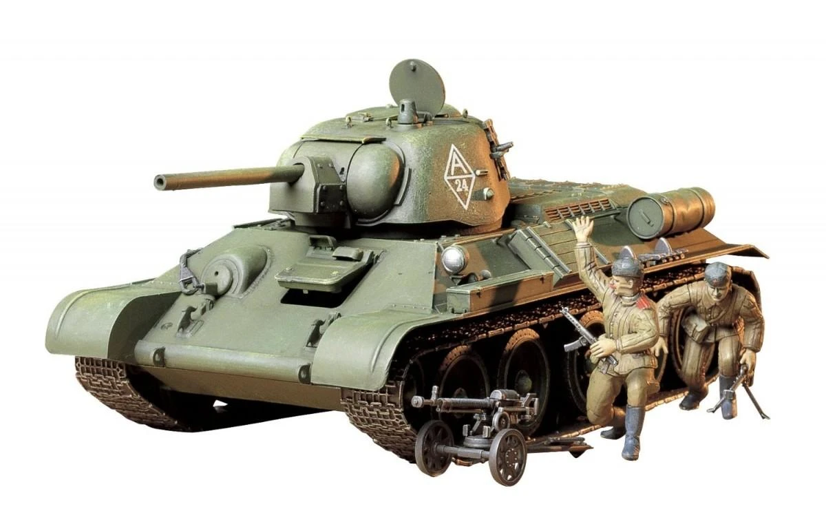 Tamiya T-34/76 ChTZ 1/35 plastikinis surenkamas tanko modelis 35149
