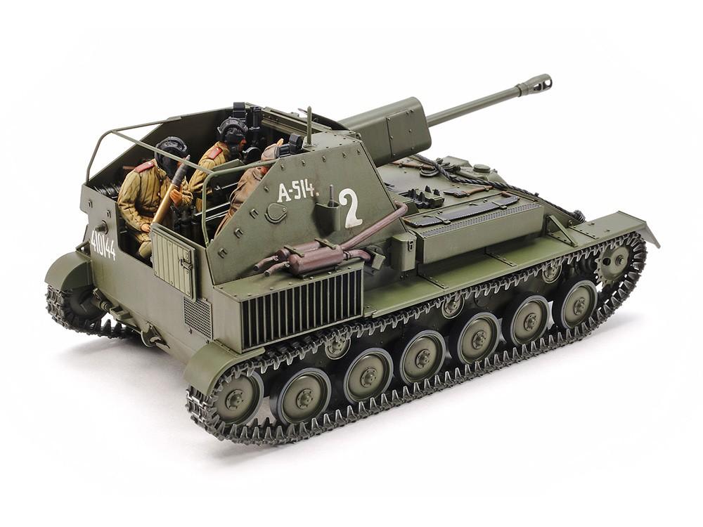 Tamiya SU-76M retro savaeigė patranka 1/35 plastikinis rinkinys