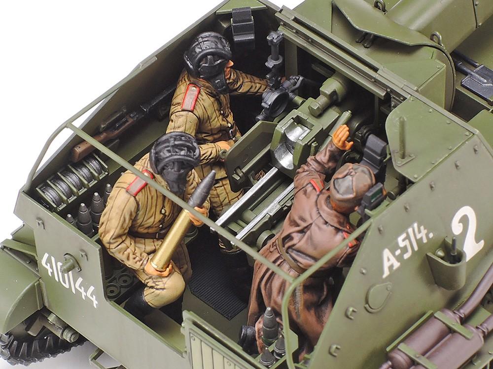 Tamiya SU-76M retro savaeigė patranka 1/35 plastikinis rinkinys