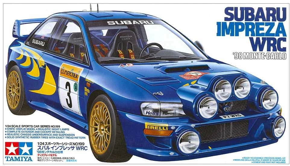 Tamiya – Subaru Impreza WRC Monte Carlo 98, 1/24, 24199