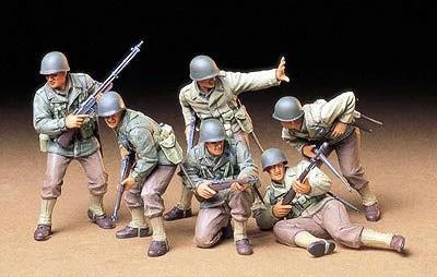 Tamiya JAV armijos pėstininkų šturmo figūrėlės 1/35