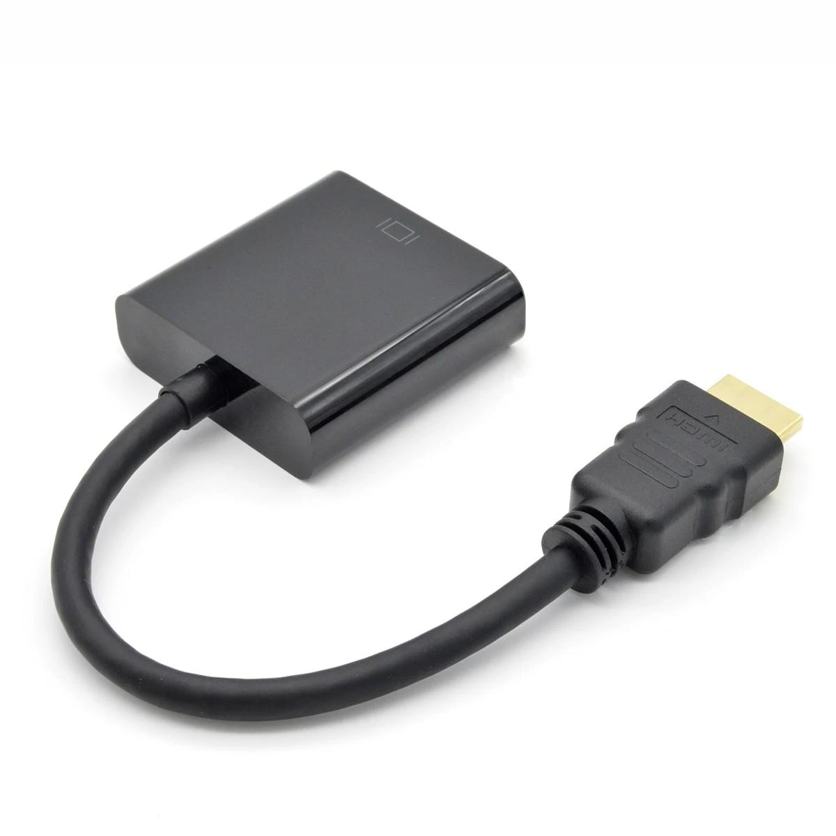 VGA į HDMI vaizdo keitiklis su 15 cm laidu