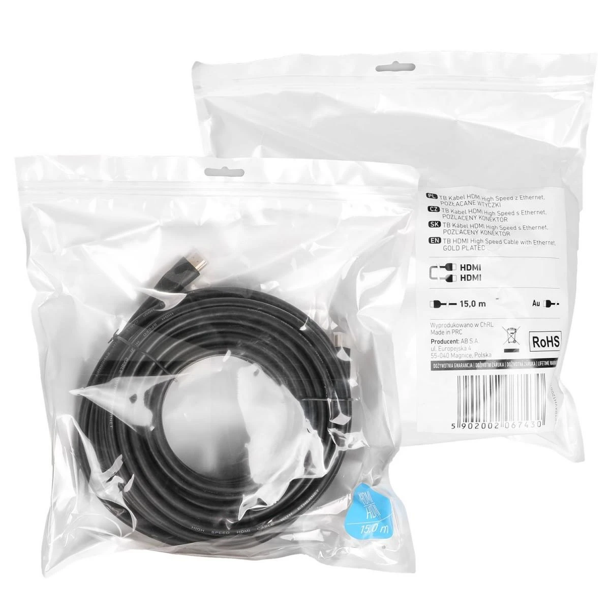 Tb Print HDMI laidas TB AKTBXVH120G15MB