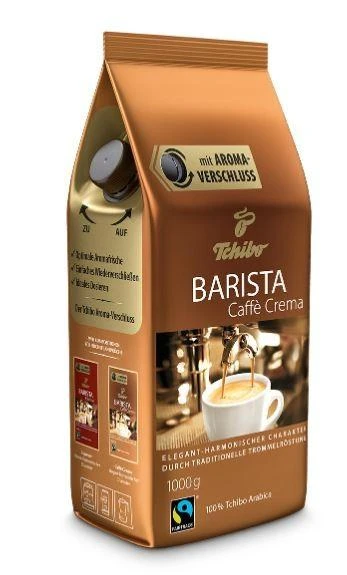 Kavos pupelės Tchibo Barista Caffè Crema, 1kg