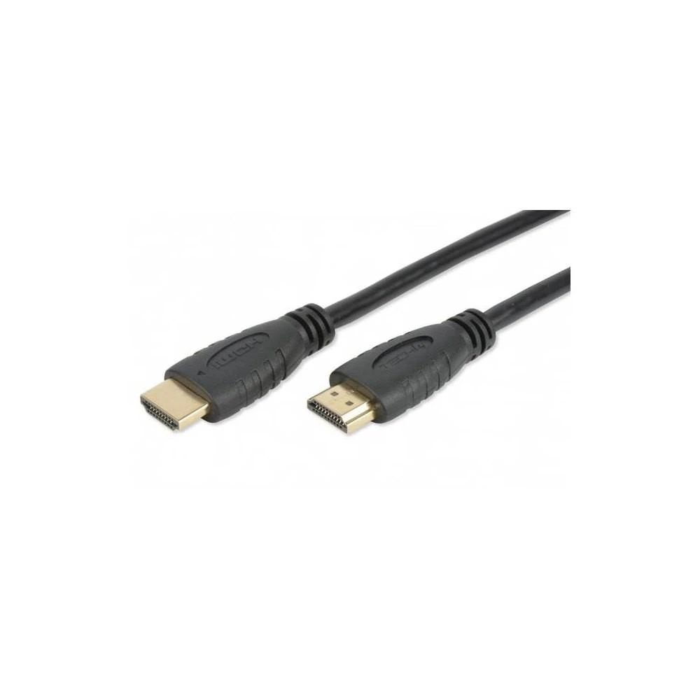 Techly juodas HDMI kabelis su auksinėmis jungtimis
