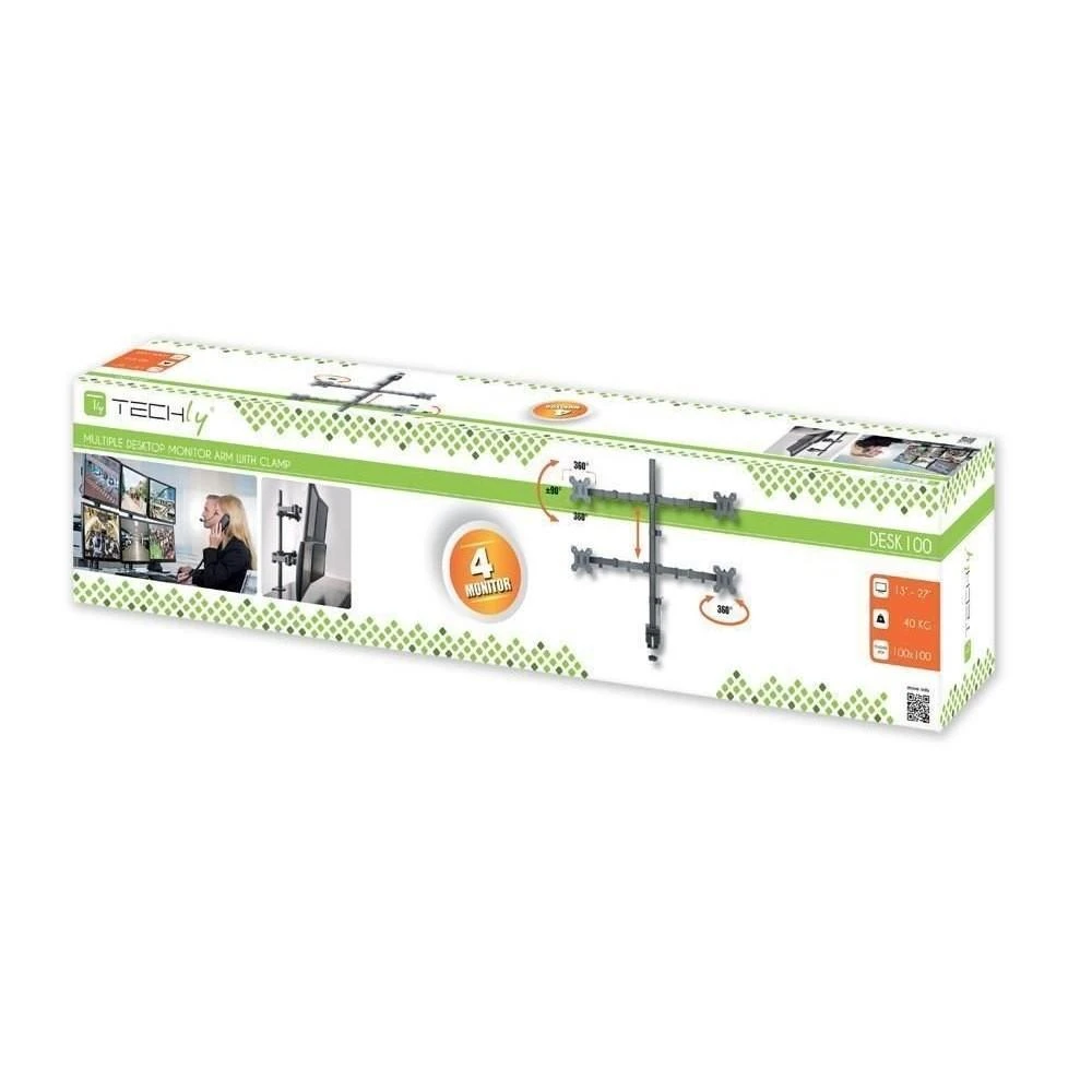 Laikiklis TECHLY 027521 Techly Keturvietis stalinis LED/