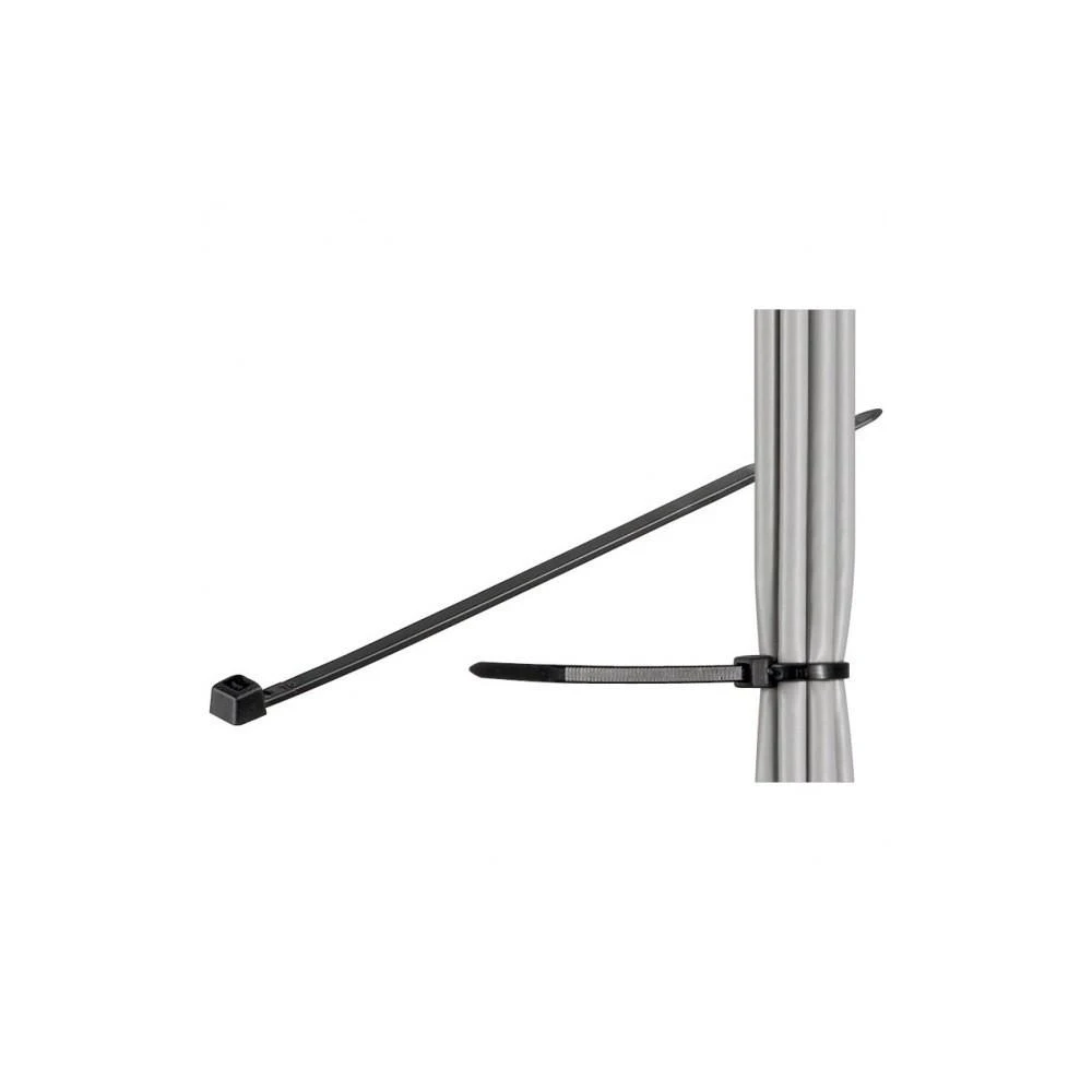 Goobay Techly 280 x 4.8mm kabelių tvirtinimo dirželis Nailonas Juoda 100 vnt