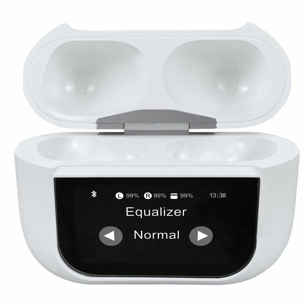 Ausinės Technaxx MusicMan TWS ANC In-Ear Pro with įkrovimo dėklas, Baltas (BT-X72)
