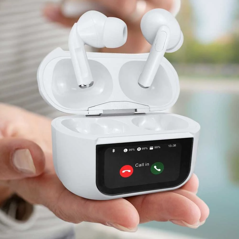 Ausinės Technaxx MusicMan TWS ANC In-Ear Pro with įkrovimo dėklas, Baltas (BT-X72)