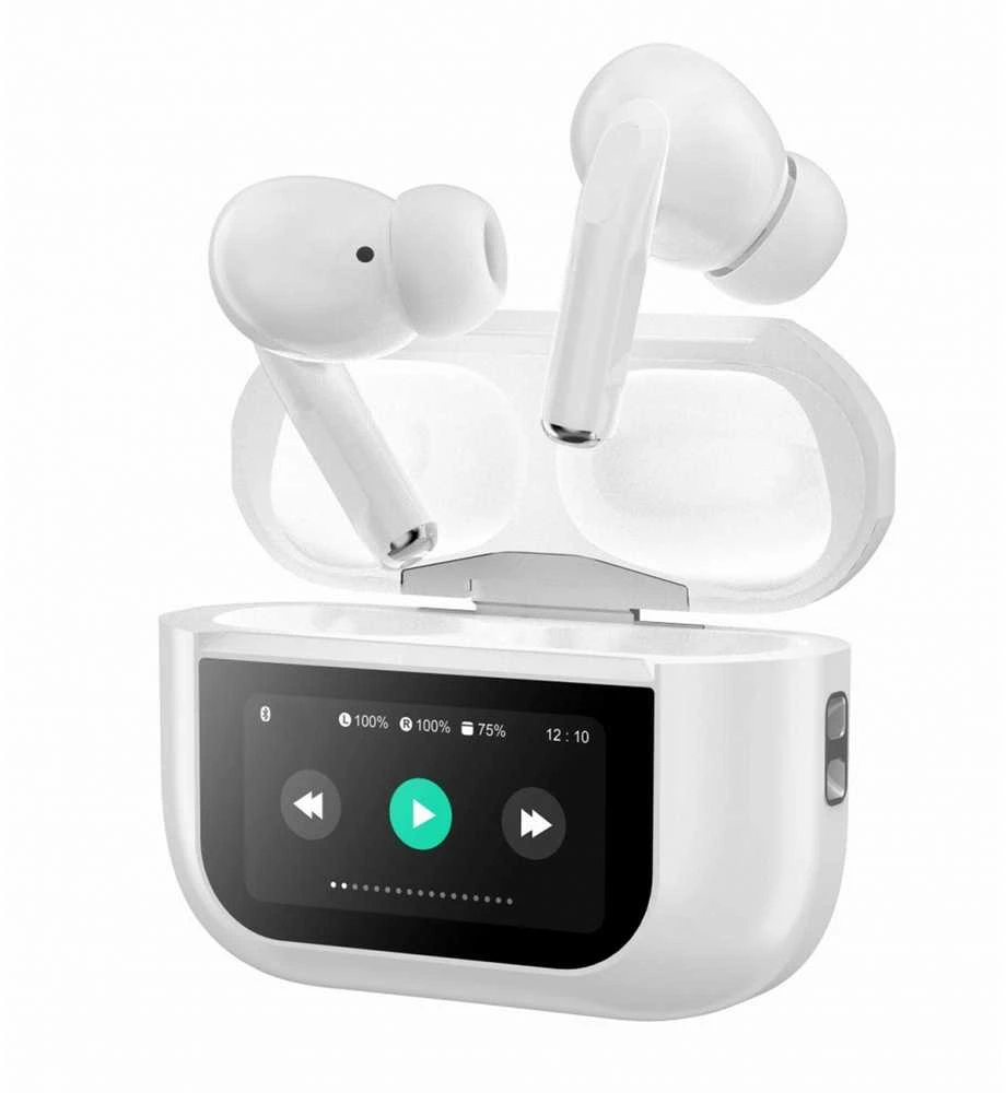 Ausinės Technaxx MusicMan TWS ANC In-Ear Pro with įkrovimo dėklas, Baltas (BT-X72)