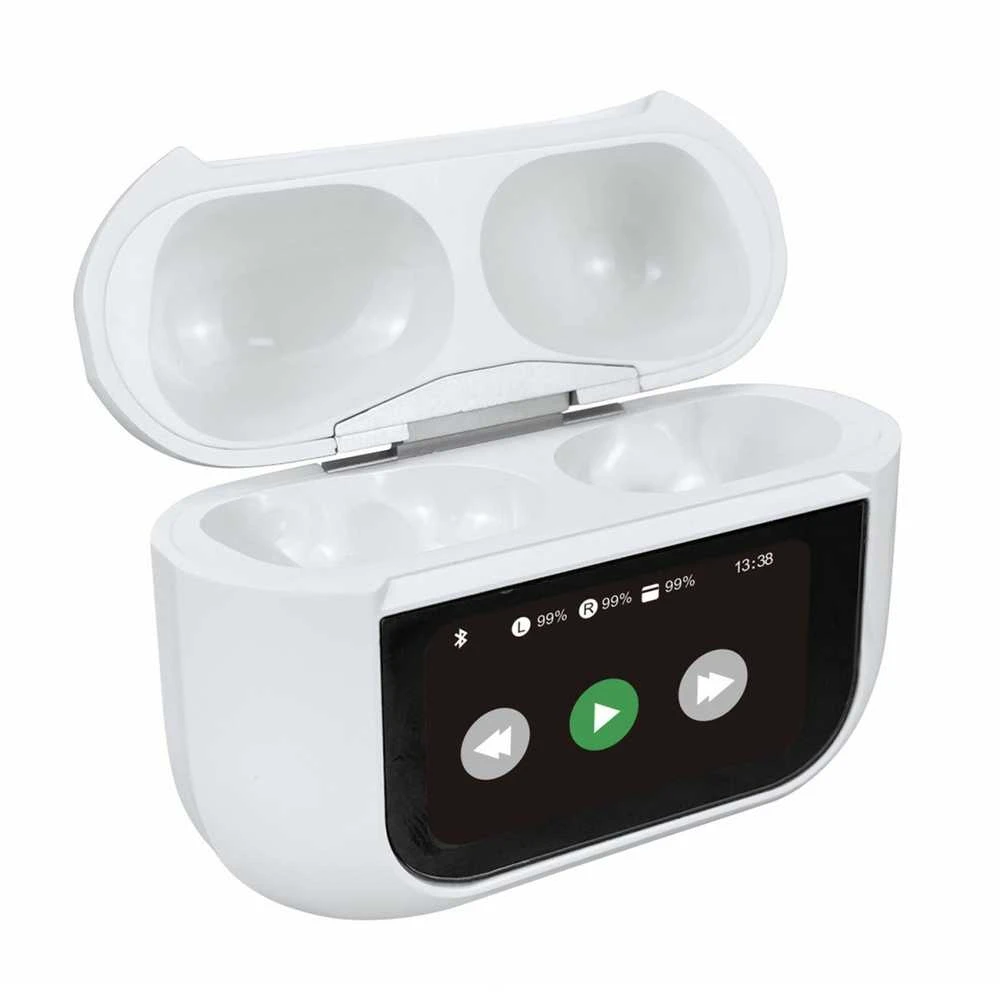 Ausinės Technaxx MusicMan TWS ANC In-Ear Pro with įkrovimo dėklas, Baltas (BT-X72)