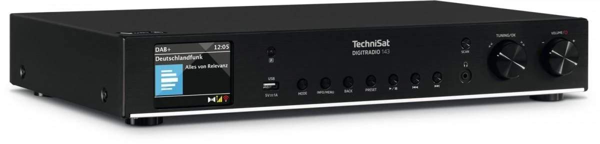 TechniSat Digitradio 143 V3 radijas juodas