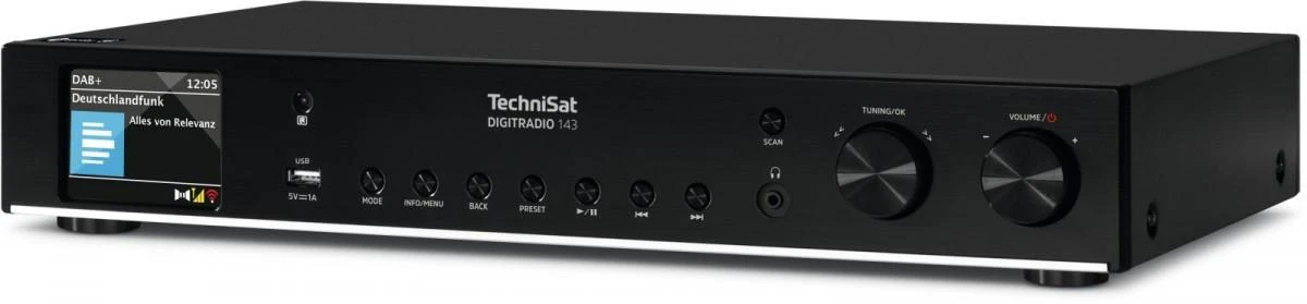 TechniSat Digitradio 143 V3 radijas juodas
