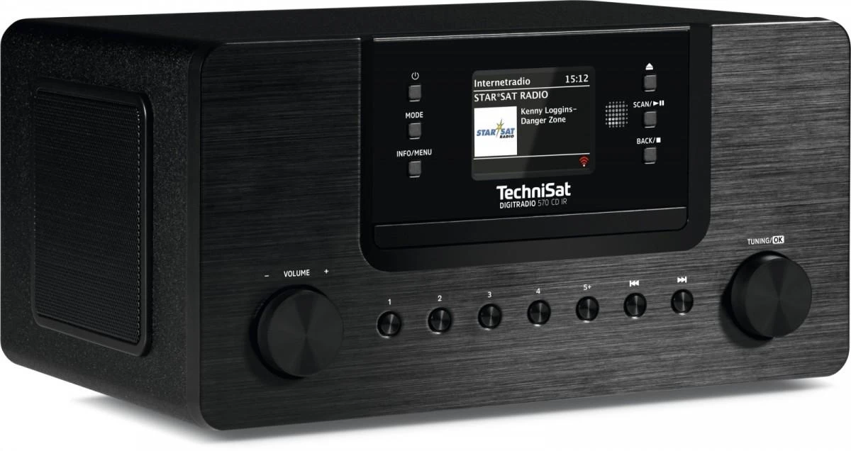 Technisat DigitRadio 570 CD IR juoda