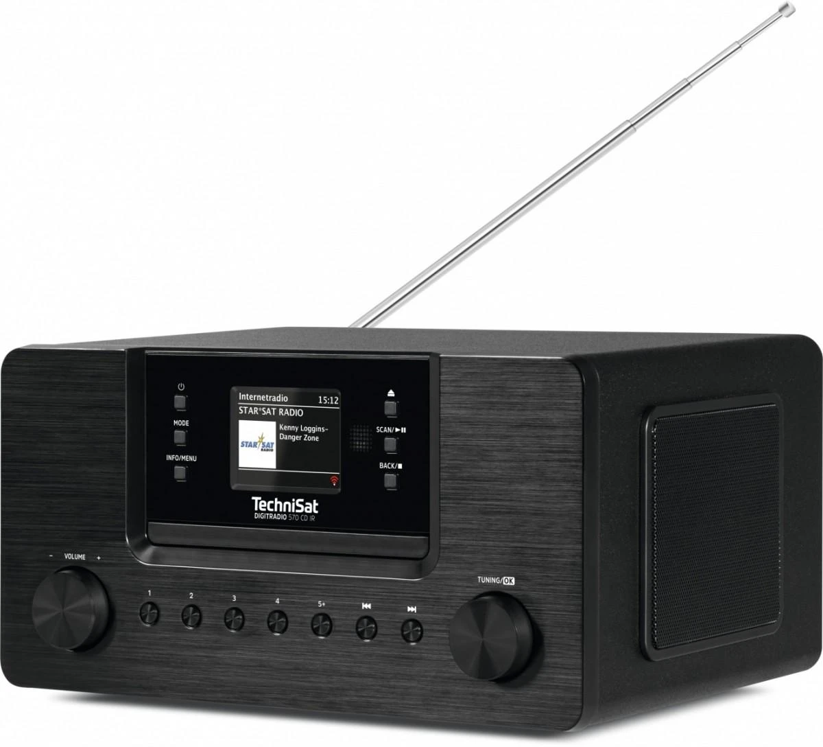 Technisat DigitRadio 570 CD IR juoda