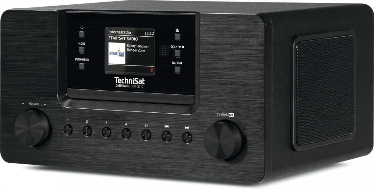 Technisat DigitRadio 570 CD IR juoda