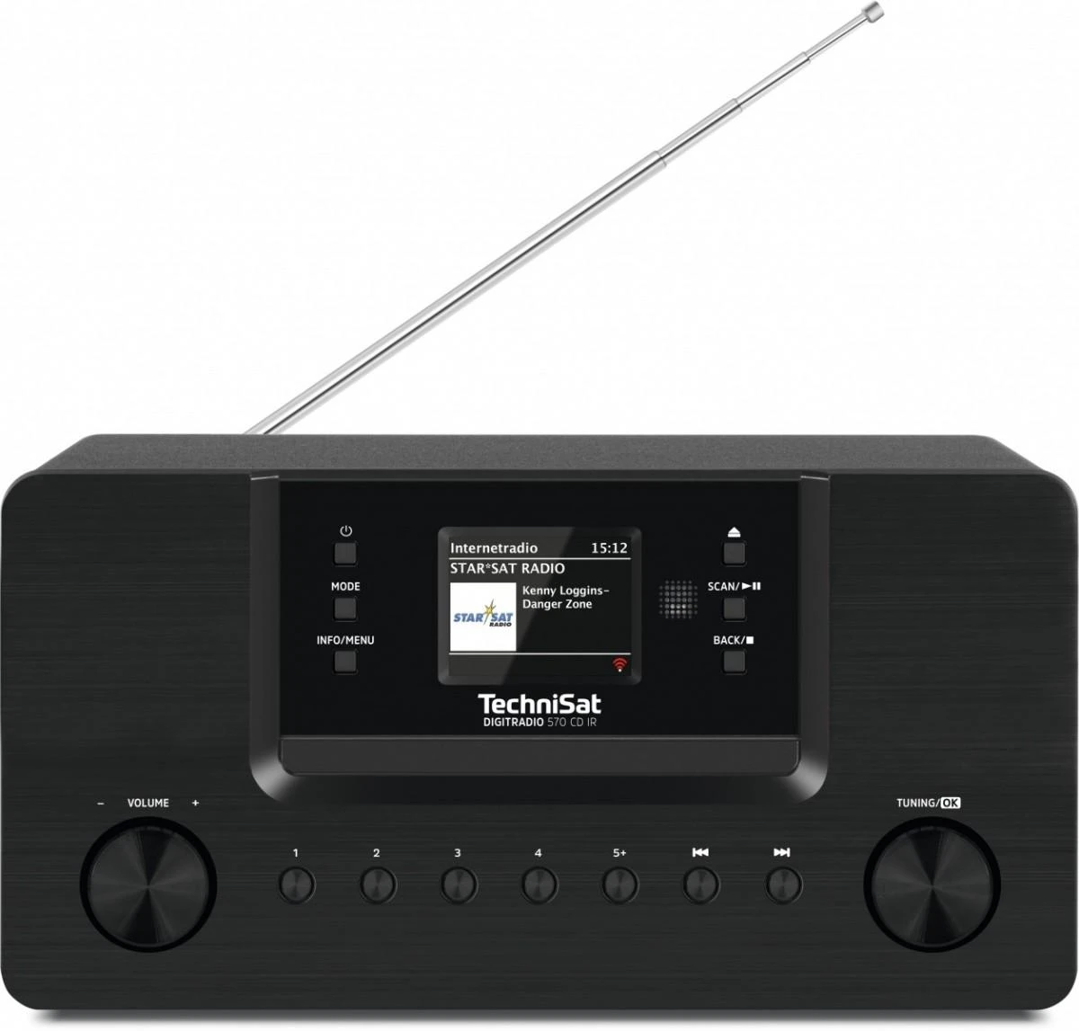 Technisat DigitRadio 570 CD IR juoda