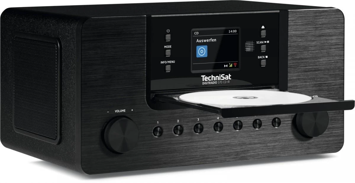 Technisat DigitRadio 570 CD IR juoda