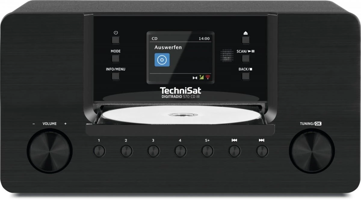Technisat DigitRadio 570 CD IR juoda