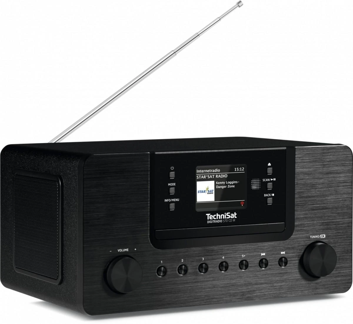 Technisat DigitRadio 570 CD IR juoda