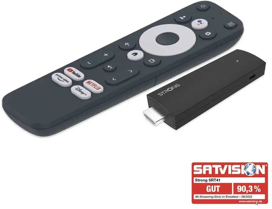 Strong Tvirta SRT41 4K Andorid TV transliacijos lazda