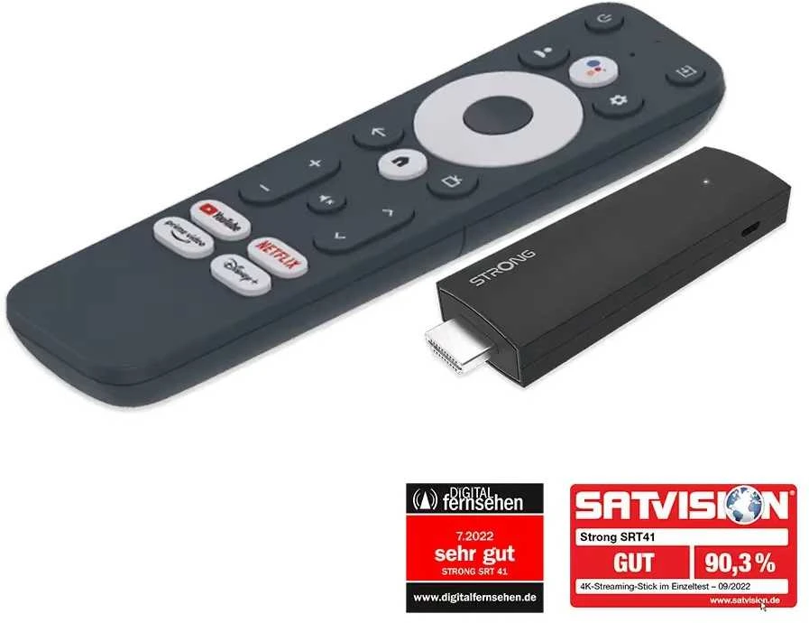 Strong Tvirta SRT41 4K Andorid TV transliacijos lazda