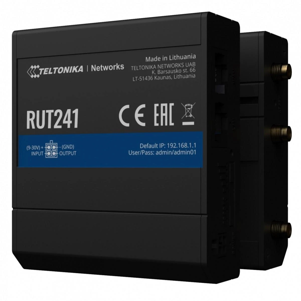 Šakotuvas TELTONIKA IOT ROUTER RUT241 2XLTE