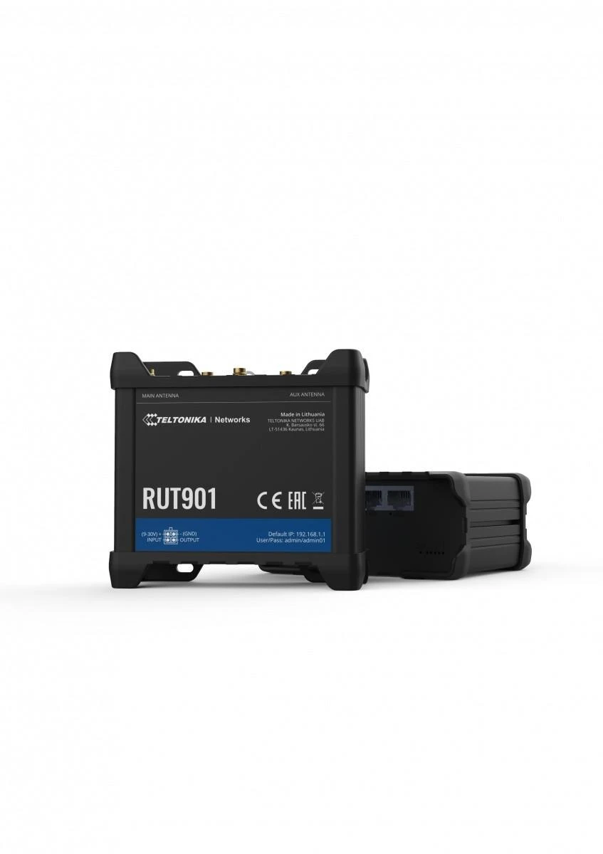 Teltonika | LTE CAT 4 Maršrutizatorius | RUT901 | 802.11n | 10/100 Mbit/s | Ethernet LAN (RJ-45) jungtys 4 | Mesh Support No | MU-MiMO No | 4G