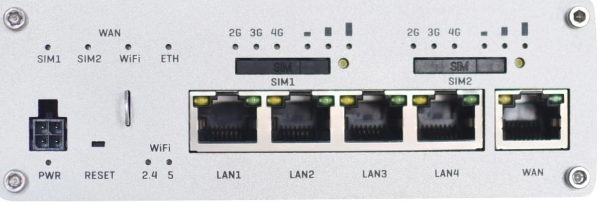 Šakotuvas TELTONIKA IOT ROUTER RUTX12 2XLTE+ETH+WIFI