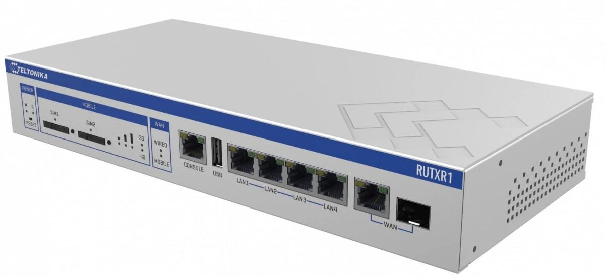 Šakotuvas Teltonika RUTXR LTE Maršrutizatorius | Enterprise Rack-Mountable SFP/LTE Maršrutizatorius | RUTXR1 | 802.11ac | 867 Mbit/s | 10/100/1000 Mbit/s | Ethernet LAN (RJ-45) jungtys 4xLAN jungtys, 1xSFP port, 1xWAN port | MU-MiMO Yes | 4G | 1