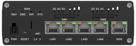 Teltonika | Dual Modem Maršrutizatorius | RUTM56 | 802.11ac | 10/100/1000 Mbit/s | Ethernet LAN (RJ-45) jungtys 4 | Mesh Support Yes | MU-MiMO Yes | No mobile broadband