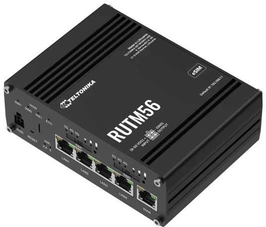Teltonika | Dual Modem Maršrutizatorius | RUTM56 | 802.11ac | 10/100/1000 Mbit/s | Ethernet LAN (RJ-45) jungtys 4 | Mesh Support Yes | MU-MiMO Yes | No mobile broadband