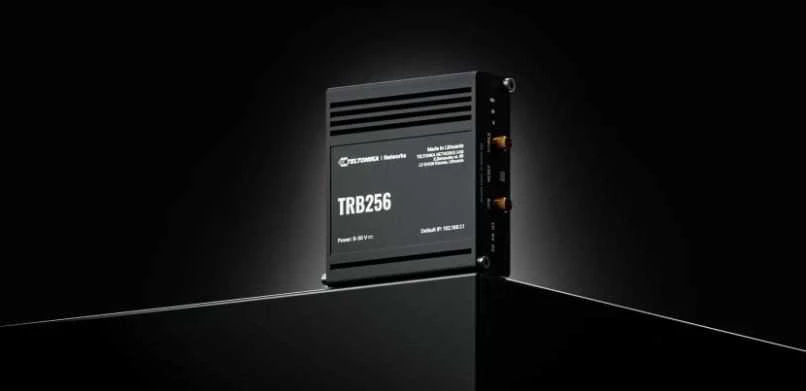 Teltonika | LTE M1/NB-IoT Maršrutizatorius | TRB256 | 10/100 Mbps Mbit/s | Ethernet LAN (RJ-45) jungtys 1 | Mesh Support No | MU-MiMO No | 4G