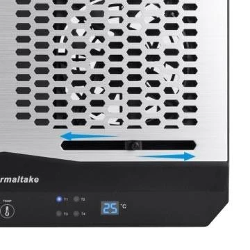 Neš. komp. padėklas-aušintuvas Thermaltake Massive TM (10~17", 2x120mm Fan) aliuminio