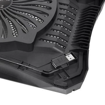 Nešiojamo kompiuterio Aušinimo Stovas - Thermaltake Massive V20 43,2 cm Juodas