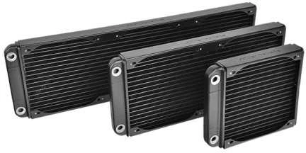 Thermaltake Vandens aušinimo Pacific R540S plonas platus radiatorius (540 mm, plotis 180 mm, 4x G 1/4)
