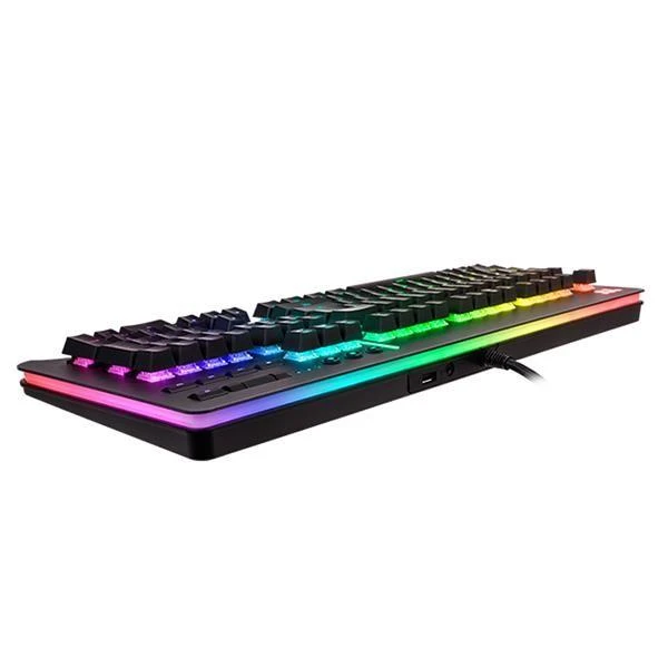 Klaviatūra Thermaltake Level 20 RGB Titanium Cherry MX Mėlyna