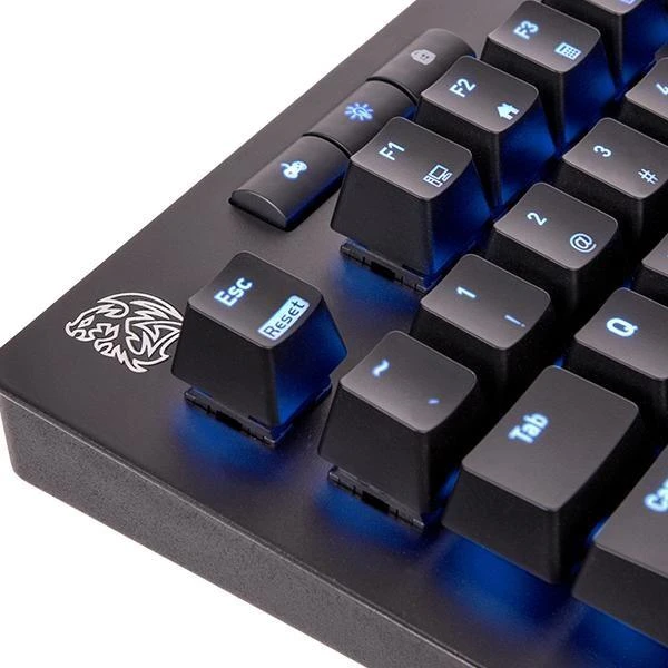 Klaviatūra Thermaltake eSports KB-NPP-TBBLUS-01 (mechaninė, USB 2.0, juodos spalvos
