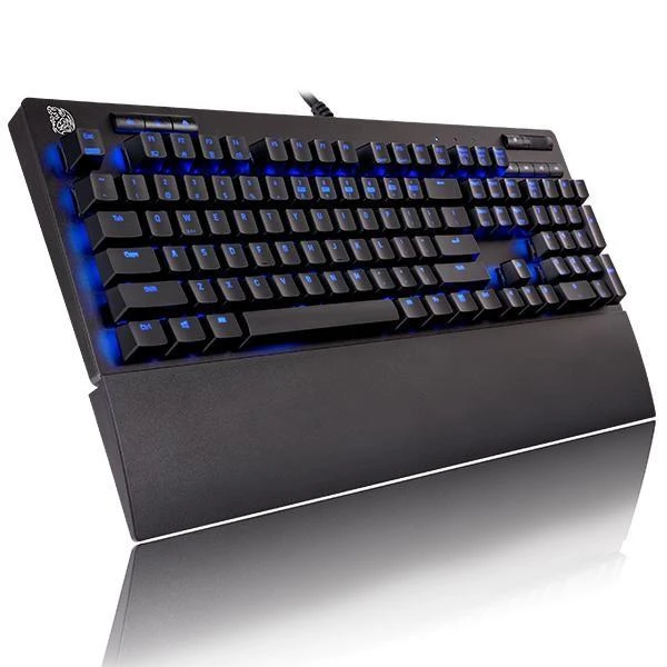 Klaviatūra Thermaltake eSports KB-NPP-TBBLUS-01 (mechaninė, USB 2.0, juodos spalvos