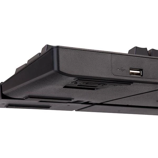 Klaviatūra Thermaltake eSports KB-NER-TBBRUS-01 (mechaninė, USB 2.0, juodos spalvos