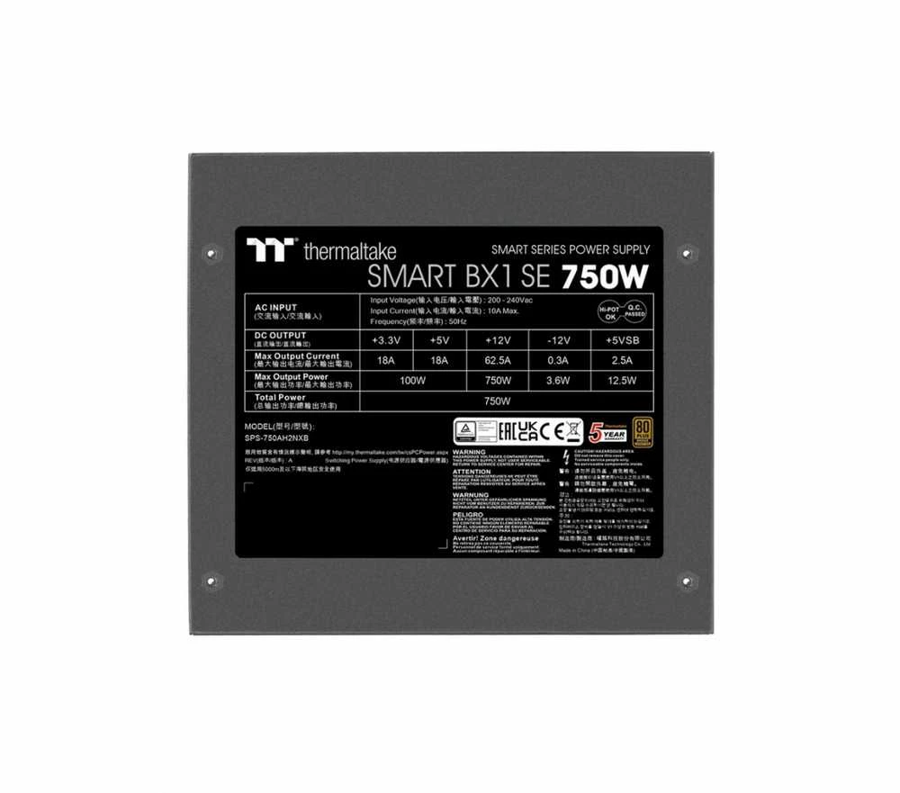 Thermaltake Maitinimo šaltinis Smart BX1 SE 750W 80+ Bronze EU