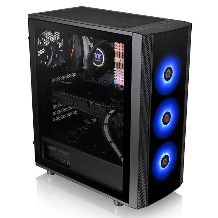 Housing Thermaltake Versa J25 RGB CA-1L8-00M1WN-01 (ATX, Micro ATX, Mini ITX, juodos spalvos)