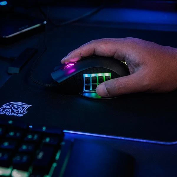 Pelė computer Thermaltake eSports Nemesis Switch RGB PMW 3360 MO-NMS-WDOOBK-01 (Optinė, 12000 DPI, juodos spalvos
