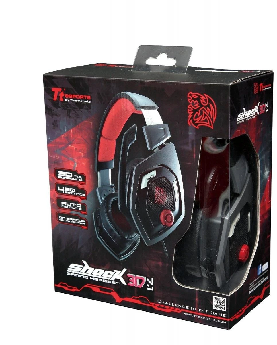 Ausinės Thermaltake HT-RSO-DIECBK-13 (Juodas)
