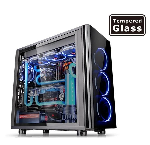 Korpusas Thermaltake View 31 USB3 Juodas Tempered Glass