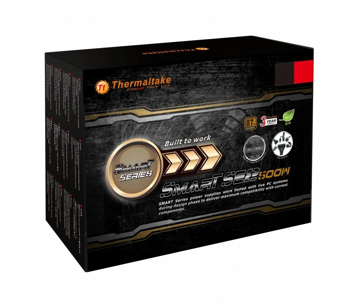 Maitinimo šaltinis Thermaltake Smart SE2 500W PS-SPS-0500MNSAWE-1 (500 W, aktyvus, 120 mm)