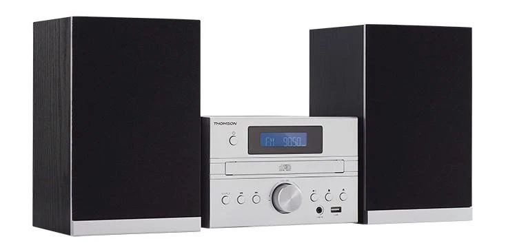Muzikinis centras Garso Sistema - Thomson Micro Sound System BT CD/MP3/USB Pilkas